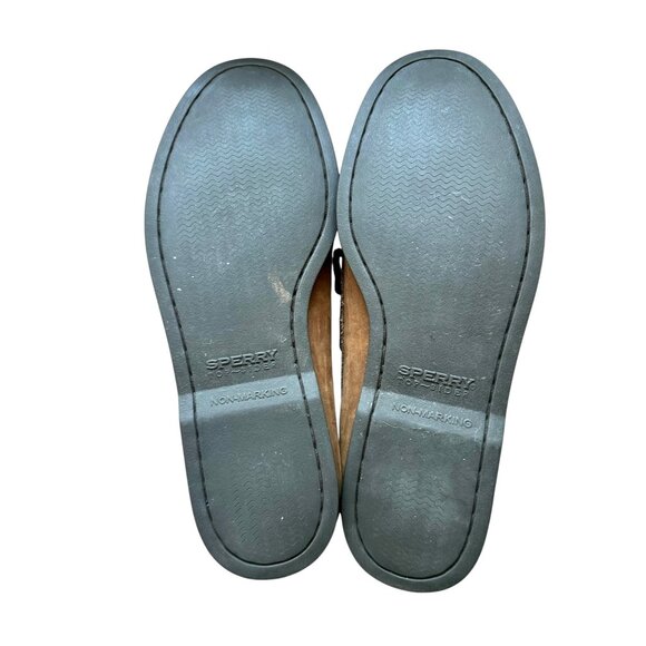 Sperry Top-Sider Men’s Brown Suede & Leather Boat Shoes Size 10M Classic Deck Lo - Picture 9 of 10